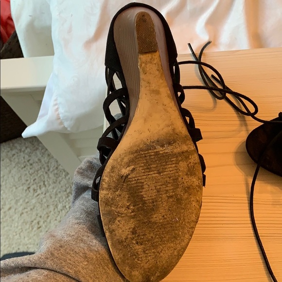 JustFab Lace-Up Sandals - Picture 3 of 3